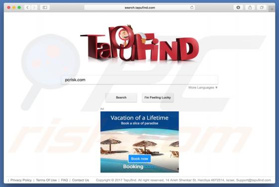Search.tapufind.com Redirect (Mac)