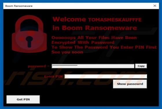Boom Ransomware