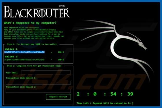 BlackRouter Ransomware