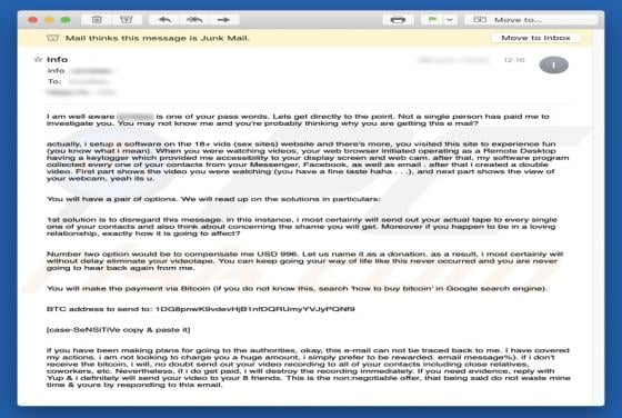 I Am Well Aware Email Scam