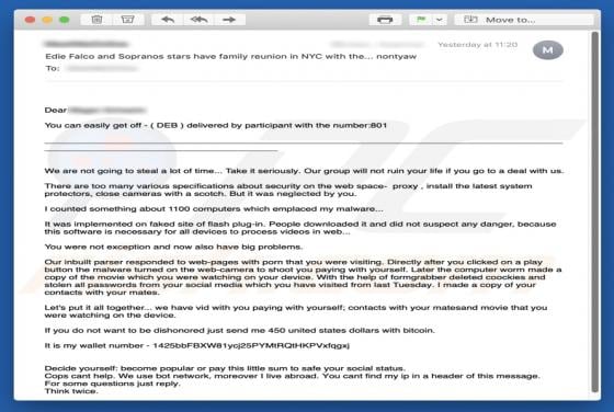 We Are Not Going To Steal A Lot Of Time Email Scam