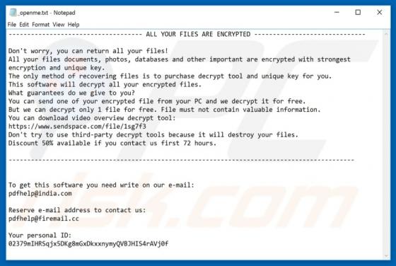 Tro Ransomware