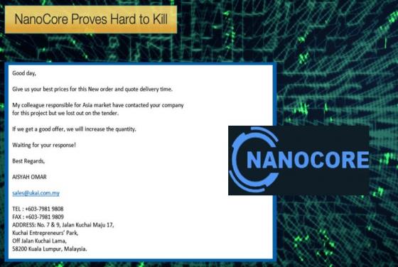 NanoCore Proves Hard to Kill