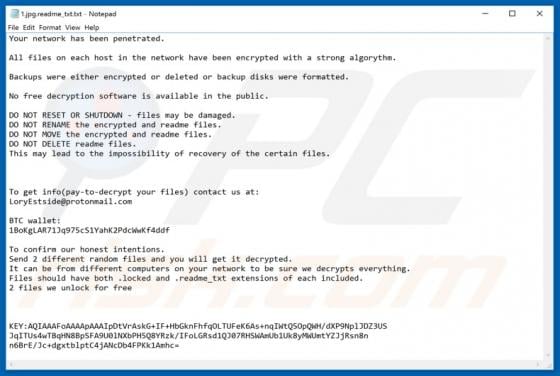 LoryEstside Ransomware