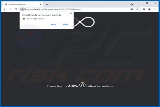 Notify-service.com POP-UP Redirect