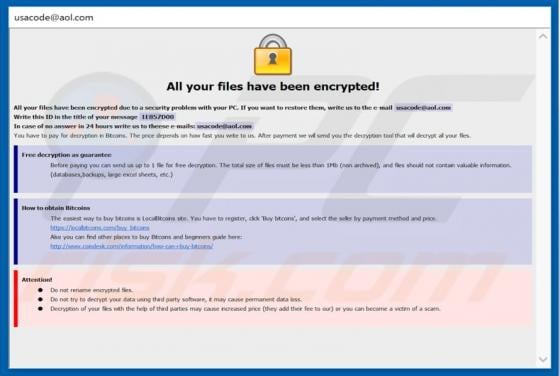USA Ransomware