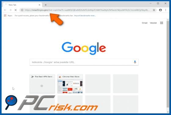 Newsforyou.pro POP-UP Redirect
