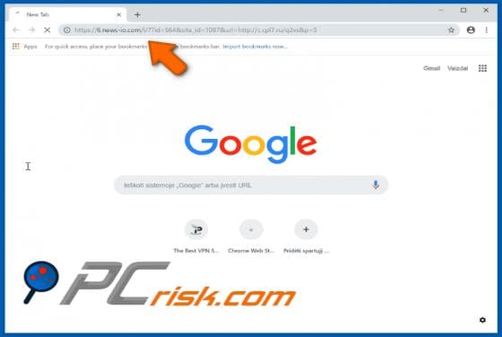 News-io.com POP-UP Redirect