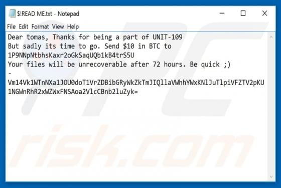 UNIT09 Ransomware