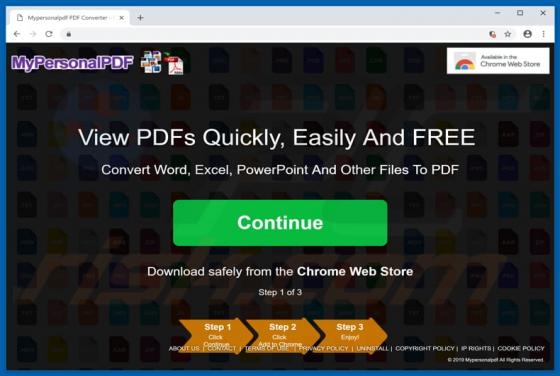 MyPersonalPDF Adware