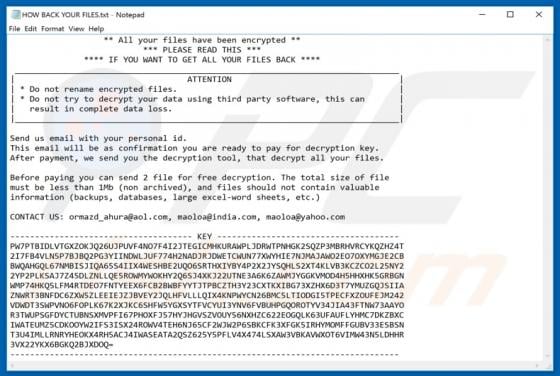 Maoloa Ransomware
