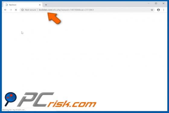 Bodelen.com POP-UP Redirect