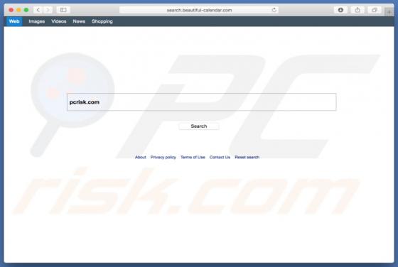 Search.beautiful-calendar.com Redirect (Mac)