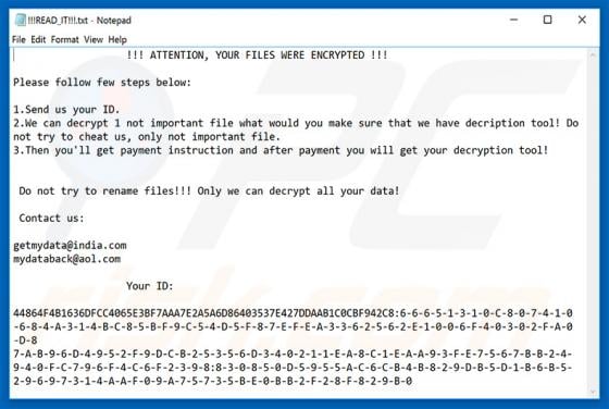Pluto Ransomware