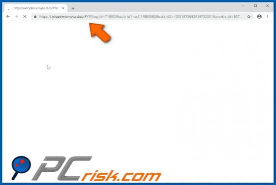 Adoptimismyto.club POP-UP Redirect