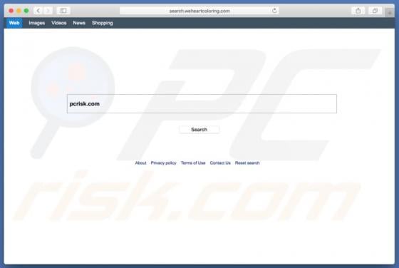 Search.weheartcoloring.com Redirect (Mac)