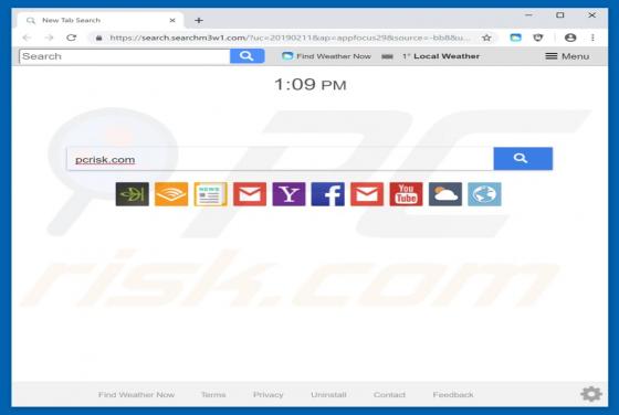 Search.searchm3w1.com Redirect