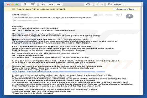 Hey. It's Me! Your Future Friend Or Enemy Email Scam