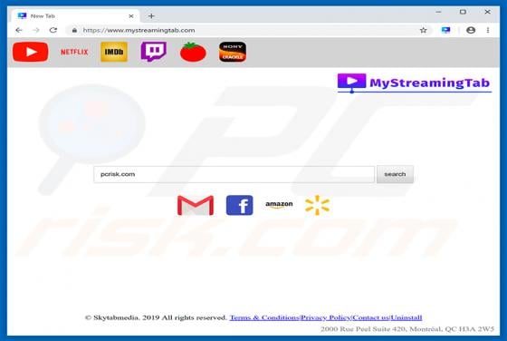 Mystreamingtab.com Redirect