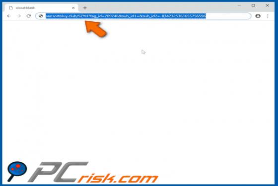 Sensortoluy.club POP-UP Redirect