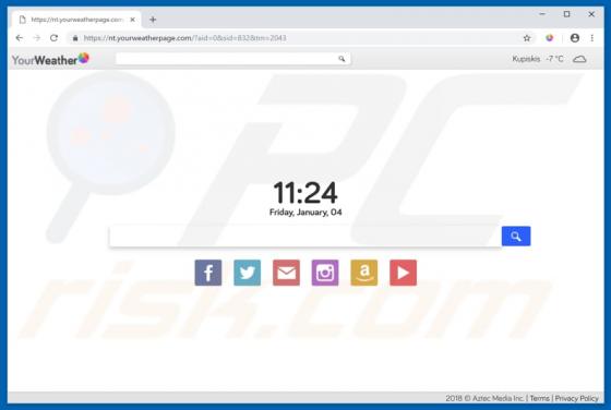 Yourweatherpage.com Redirect