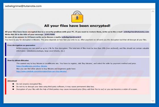 AYE Ransomware