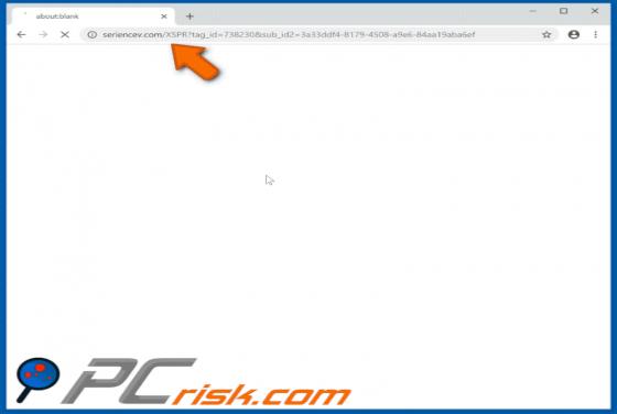 Seriencev.com POP-UP Redirect