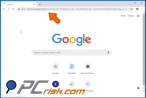 Housinesdepara.info POP-UP Redirect