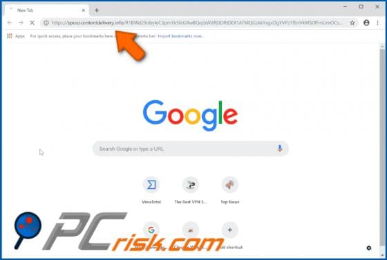 Spouscontentdelivery.info POP-UP Redirect