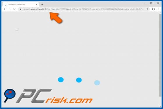 Becausaldevel.info POP-UP Redirect