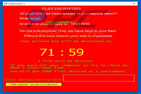 CrazyCrypt Ransomware