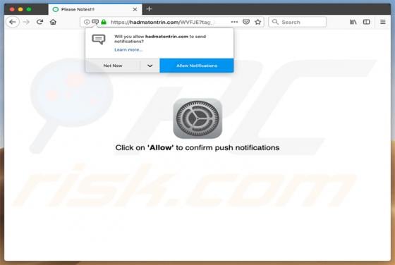 Hadmatontrin.com POP-UP Redirect (Mac)