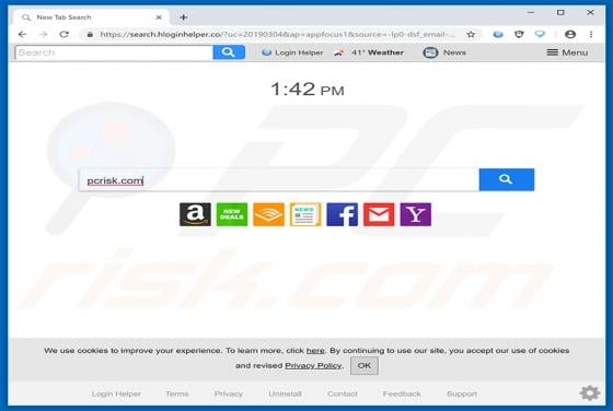 Search.hloginhelper.co Redirect