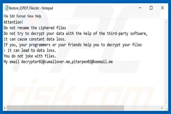 ICP Ransomware