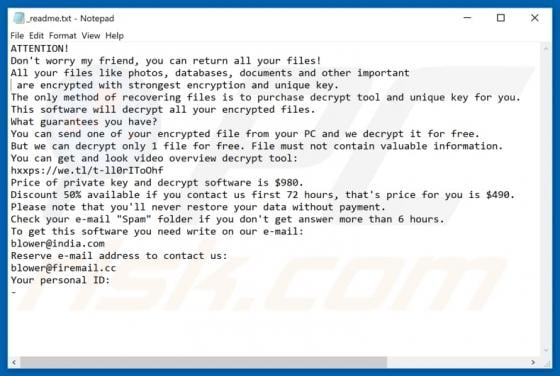 Promock Ransomware