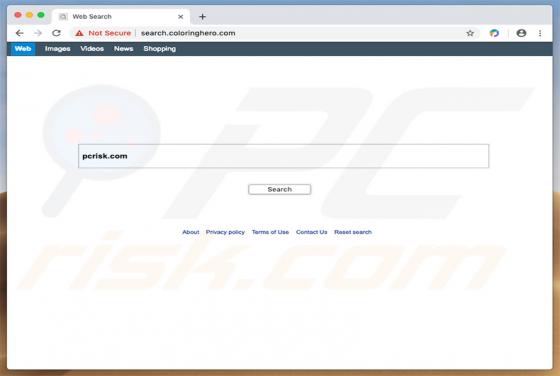 Search.coloringhero.com Redirect (Mac)