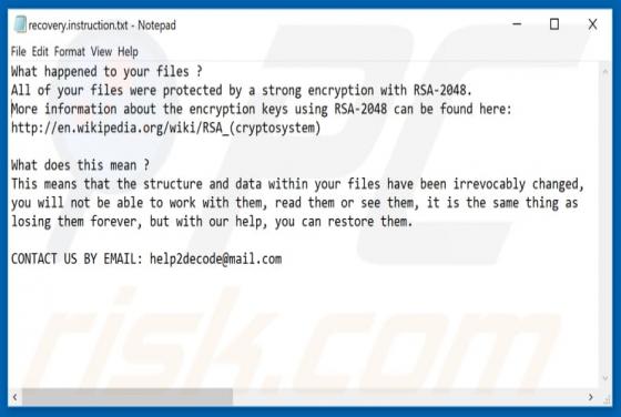 a800 Ransomware