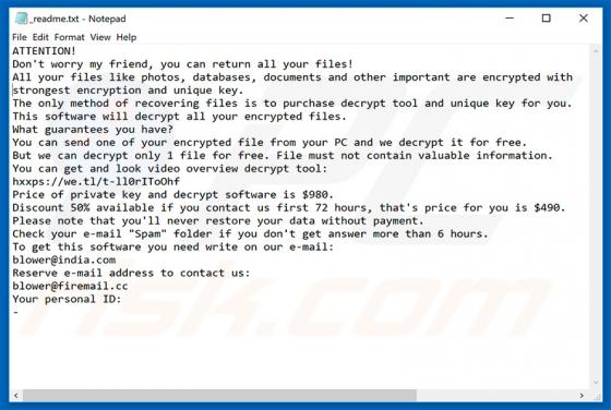 Kroput Ransomware