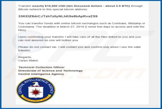 Electronic Materials Involving Underage Children Email Scam