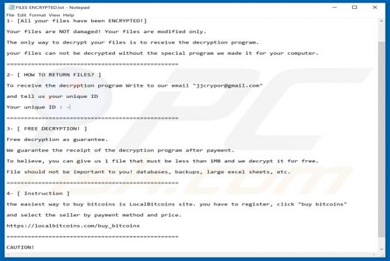 bRcrypT Ransomware