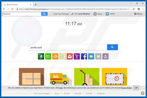 Search.htrackyourpackages.co Redirect
