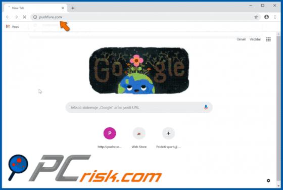 Pushfuns.com POP-UP Redirect
