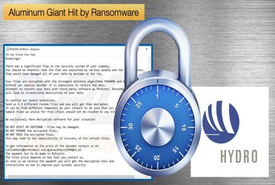 Aluminum Giant Hit by Ransomware