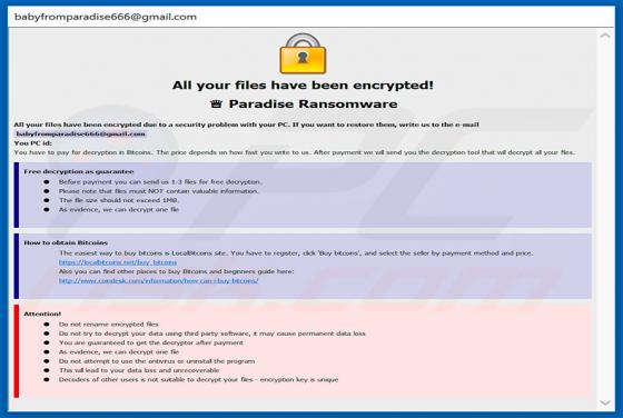 P3rf0rm4 Ransomware