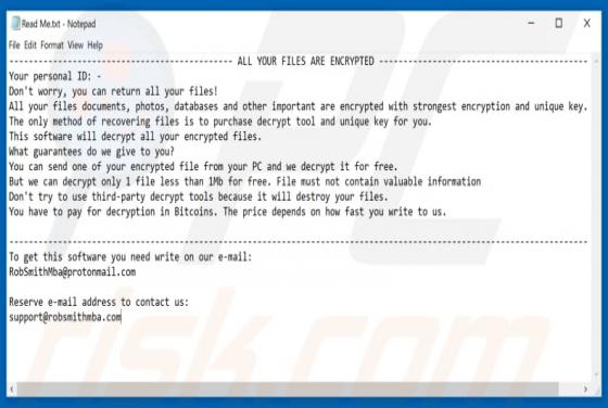 BigBobRoss Ransomware