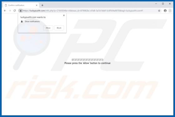 Luckypushh.com POP-UP Redirect