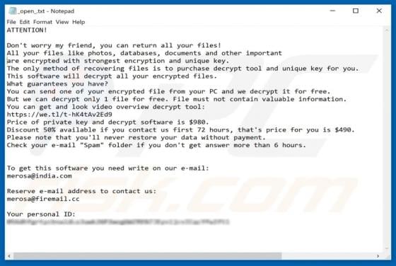 Tronas Ransomware