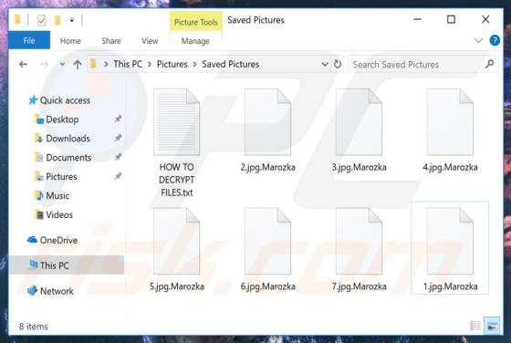 Marozka Ransomware