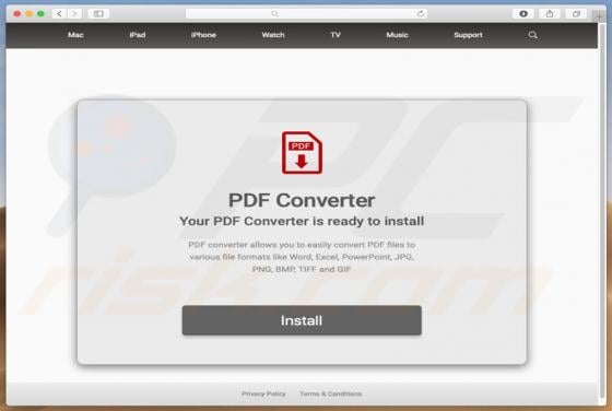 ChangeToPDF Adware (Mac)