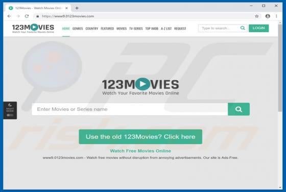 0123movies.com Malware